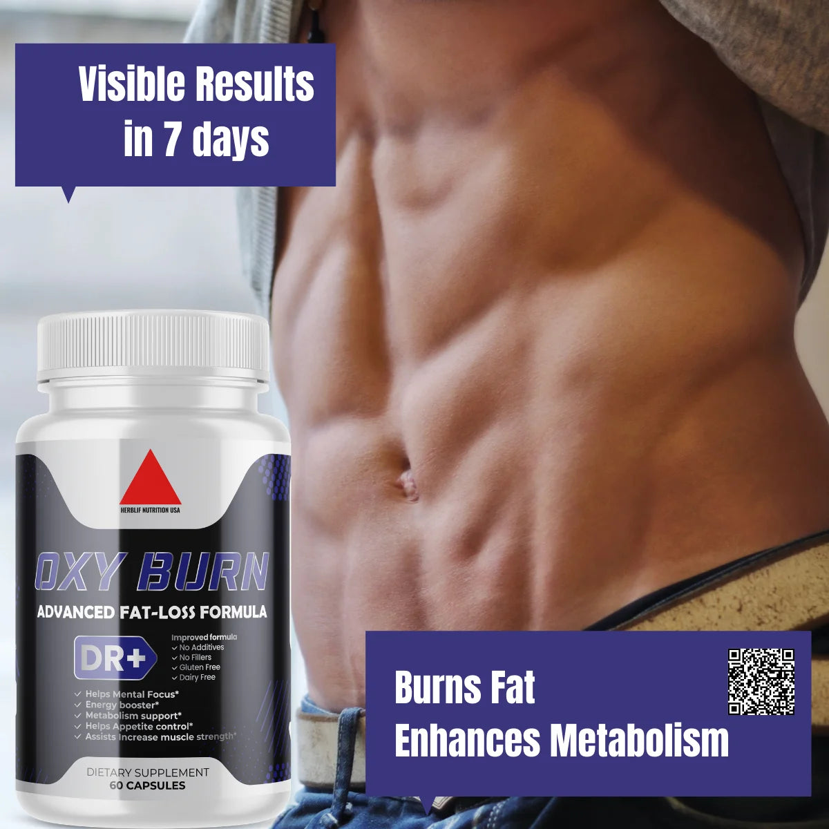 Belly Fat Burner Pills 60 Capsules G746859