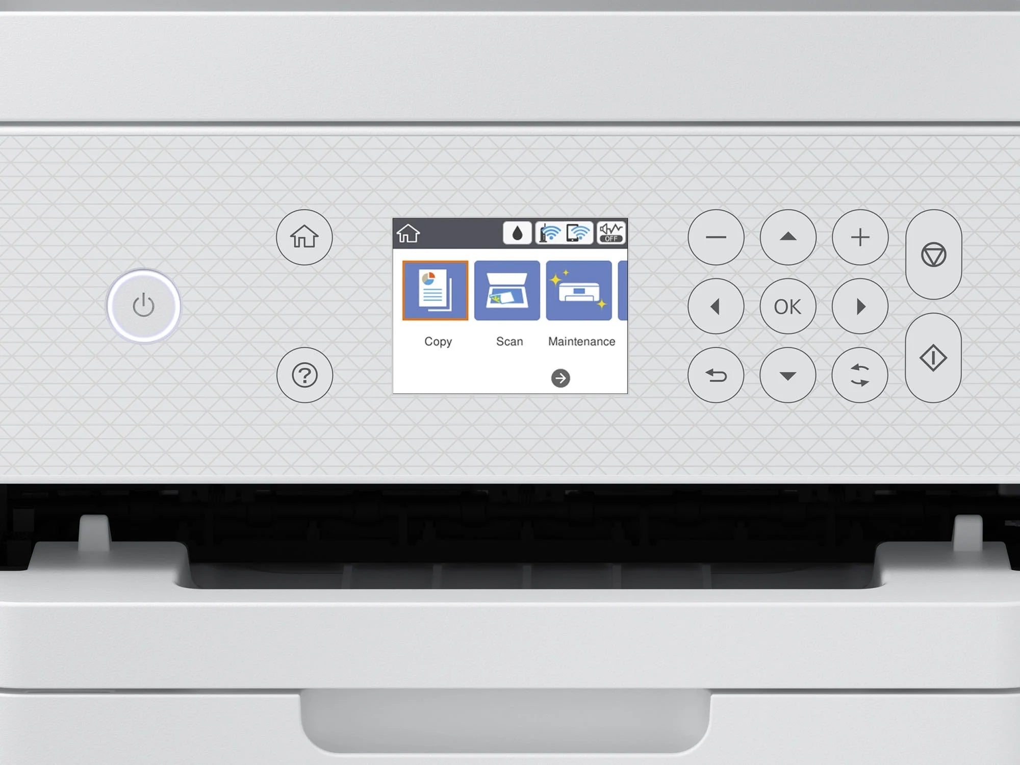 White All-in-One Inkjet Printer with Scanner, Copier J96042