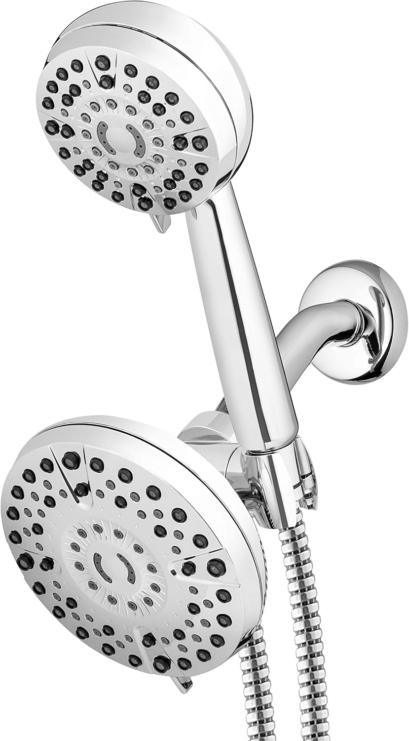 Chrome Dual Shower Head System Pack of 2 S26697