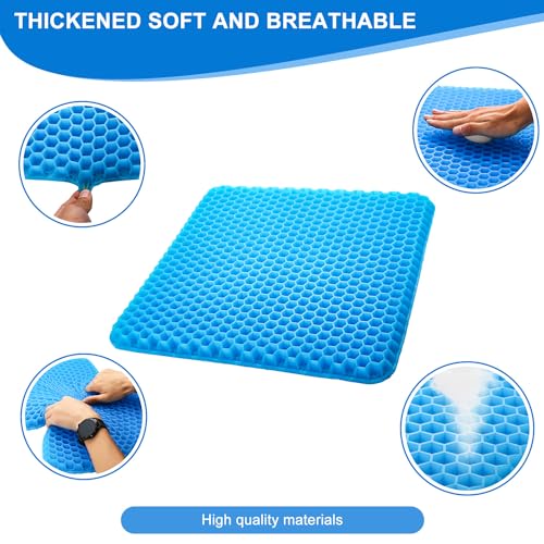 Large Cooling Gel Seat Cushion with Non-Slip Cover T992378