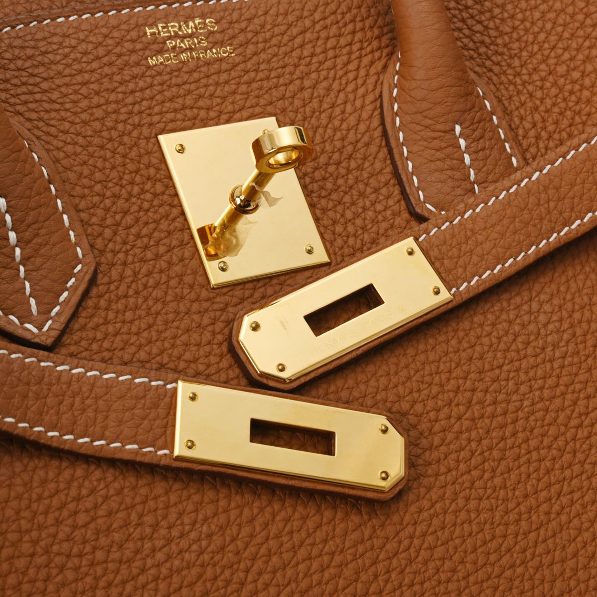 Gold Togo Handbag E45563