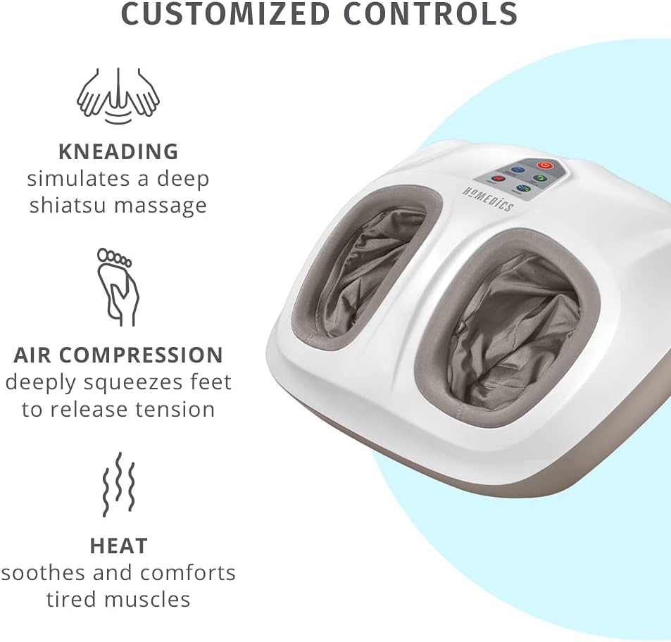 Shiatsu Air Foot Massager with Heat V66228