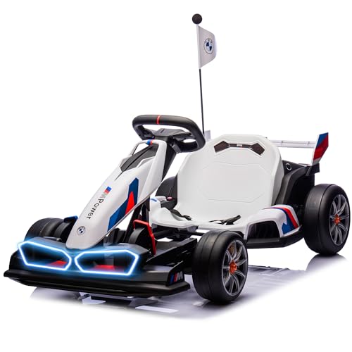 Black Electric Go Kart with Adjustable Seat W788147