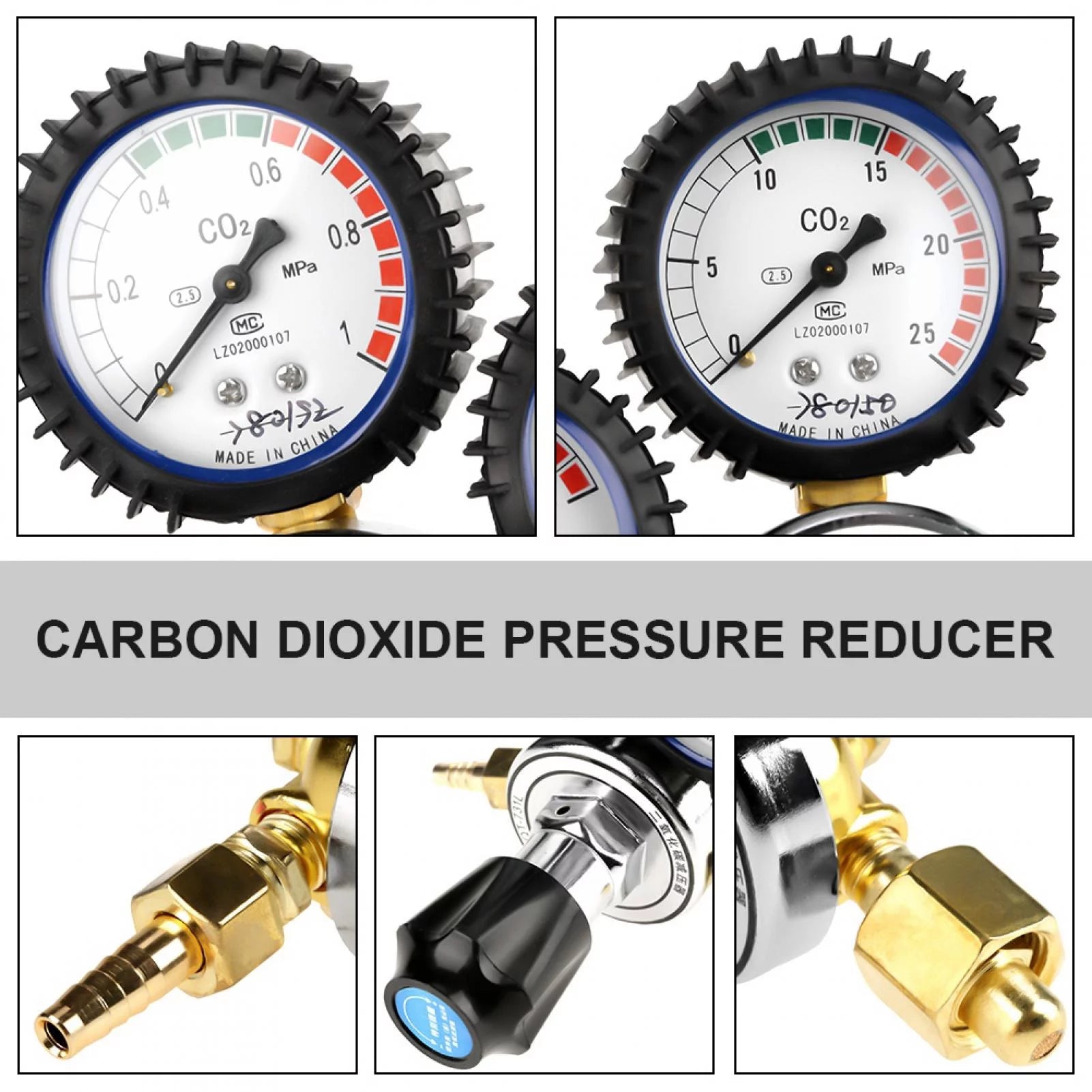 CO2 Gas Pressure Regulator M1657