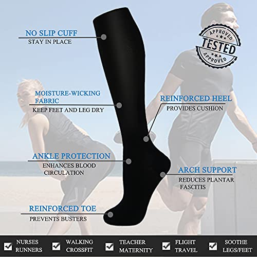 3 Pack Copper Compression Socks F92036