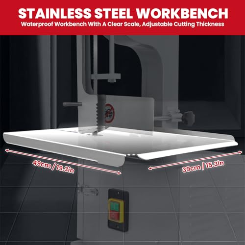Stainless Steel Electric Meat Bone Saw with 6 Blades E46726