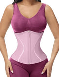 Short Torso Waist Trainer Corset Waist Cincher Body Shaper with Zipper Hooks V478327
