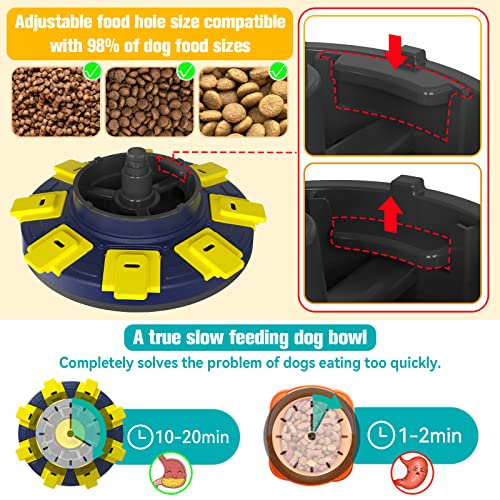 Dog Treat Puzzle Feeder Toys, Level 2 in 1 M788