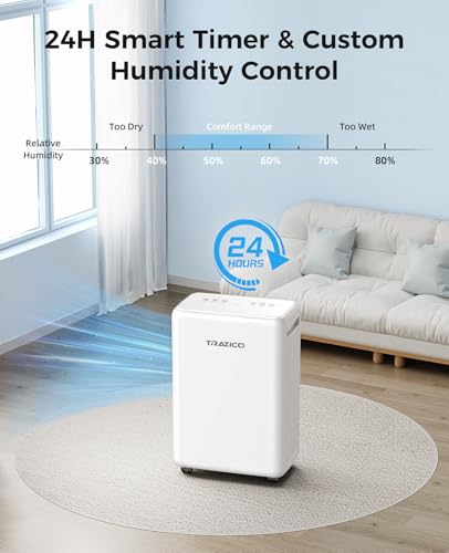 White 30 Pint Dehumidifier U5792