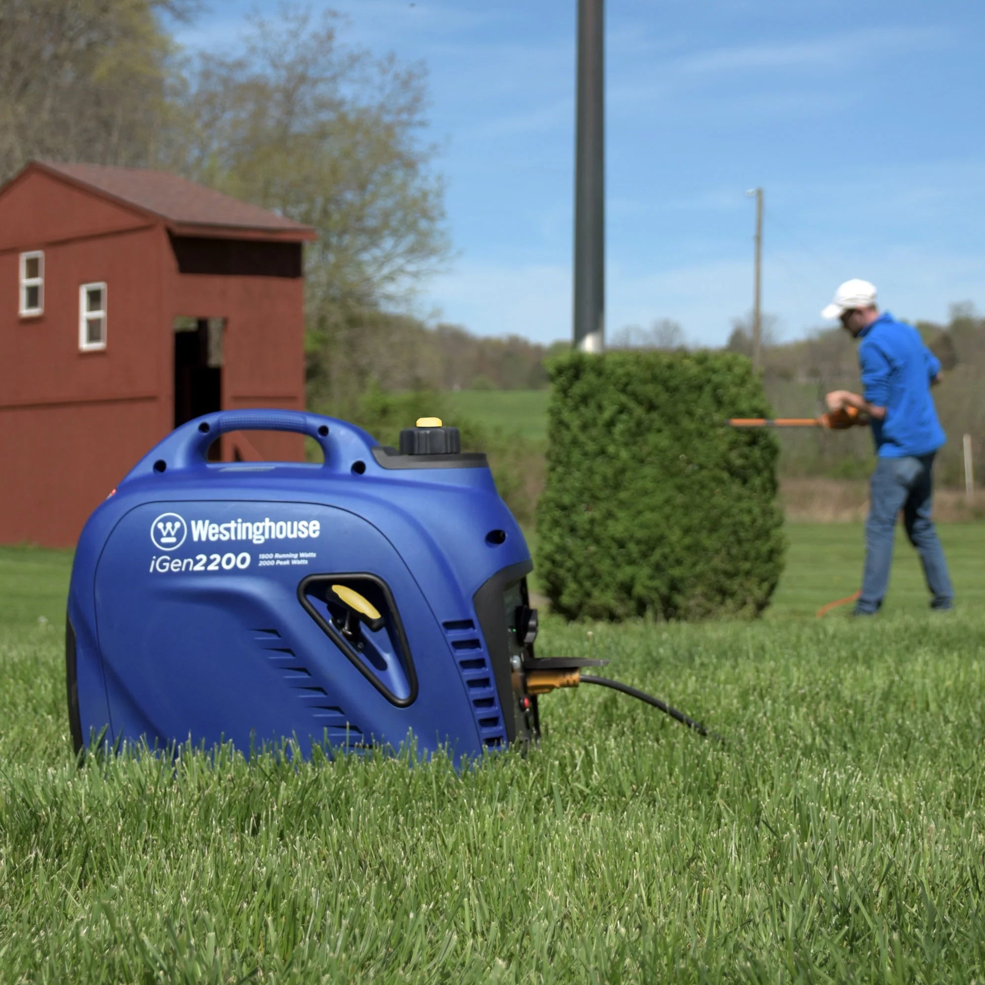 2200 Peak Watt Portable Gas Inverter Generator Y73655