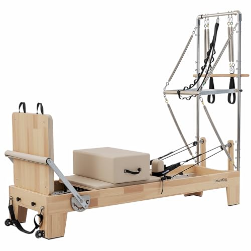 Oak Wood Pilates Reformer Machine V3455