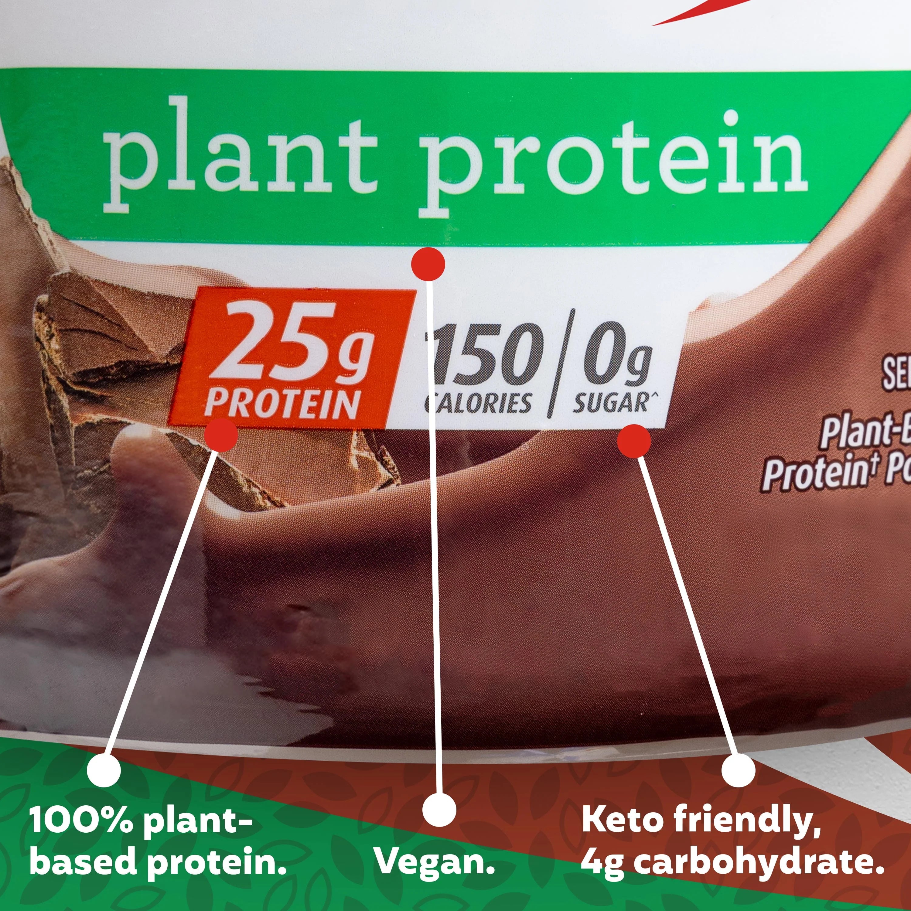 Vanilla Plant Protein Powder, 15 Servings N26535