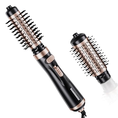 Rotating Hair Dryer Brush with 2-Inch and 1.5-Inch Brushes Z2062