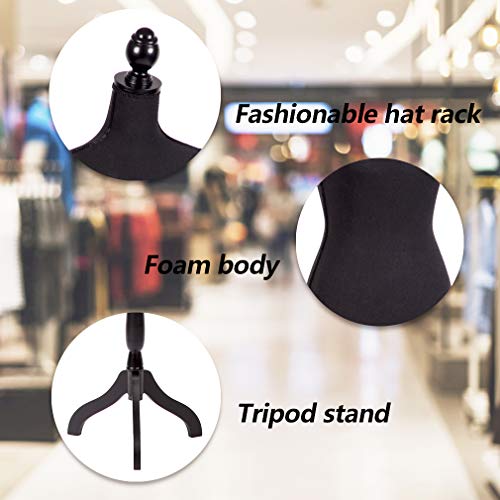 White Height Adjustable Female Dress Model Display Torso with Tripod Stand X782