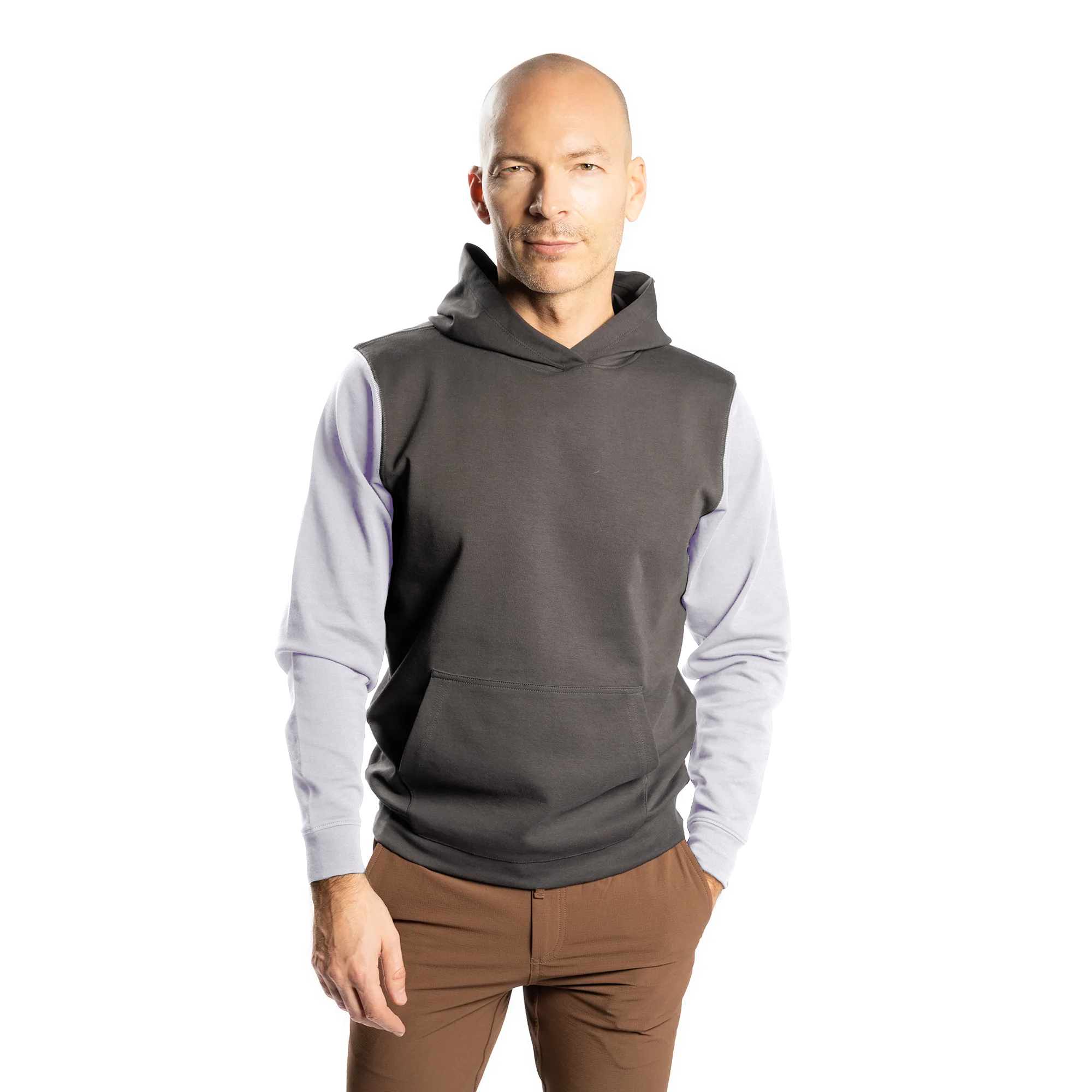 Pullover Hoodie - Washed Black Grey