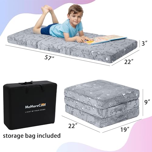 Foldable Floor Mattress, Trifold Futon, 63x26 Inch R679544