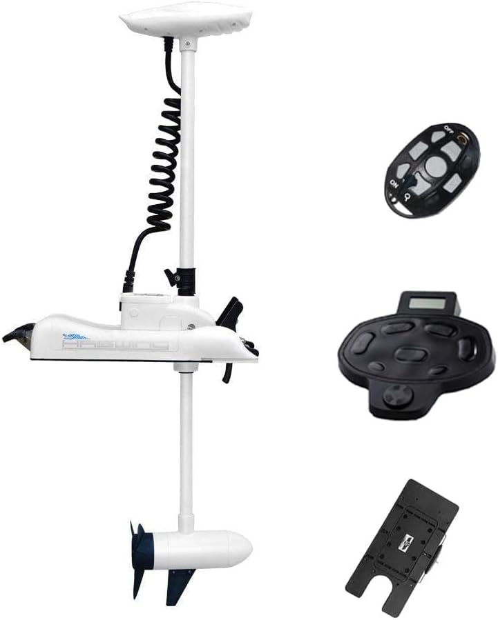 Black 48inch Bow Mount Trolling Motor with Remote Control D9748