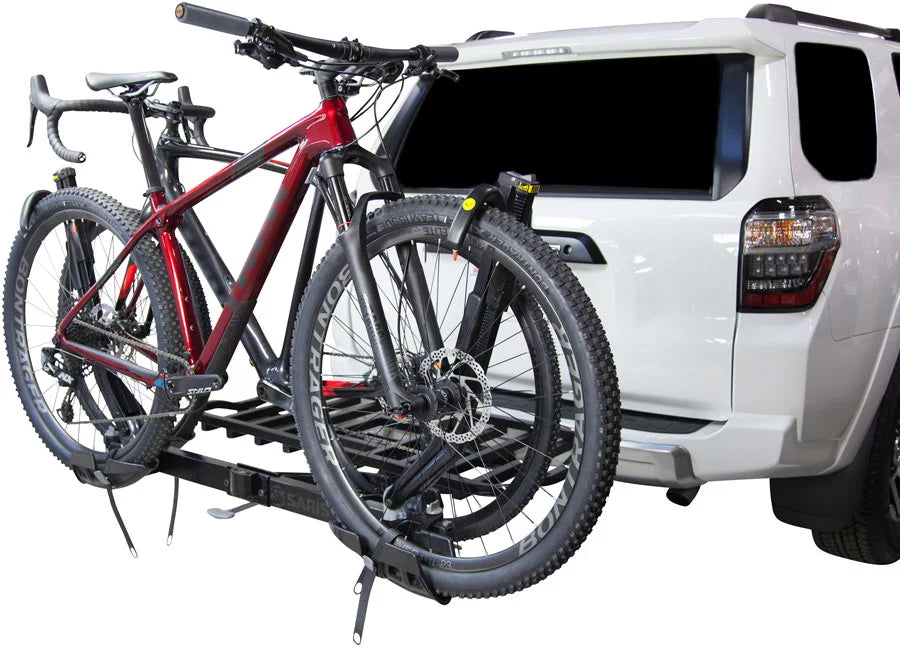 Black 2-Bike Cargo Bike Rack S9256
