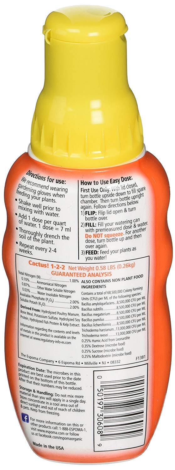 8 oz Organic Cactus Plant Food I588