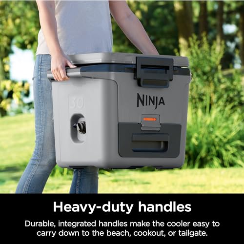 Slate Gray 50qt Hard Cooler with Dry Storage Drawer B4107