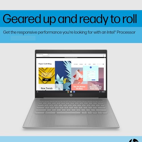 14" HD Intel Celeron N4120 4GB RAM 64GB SSD Chrome OS Laptop A63591