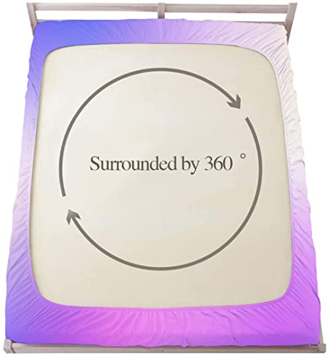Purple Fitted Sheet Set with 2 Pillowcases N9635