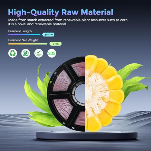 PLA Filament 1.75mm Burnt Titanium 1kg Y48376