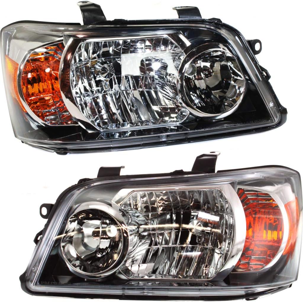 2004 2005 2006 Toyota Highlander Headlight Assembly Pair T95566