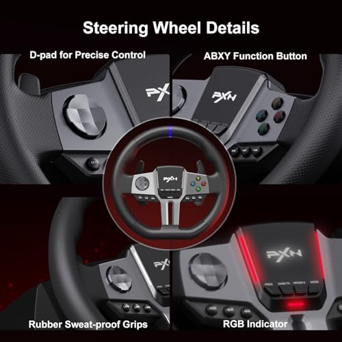 Racing Wheel with 3 Pedals and H Shifter D67895