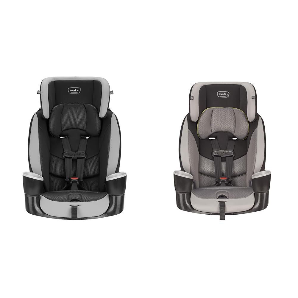 Granite Gray Polyester Highback Booster Car Seat J276928