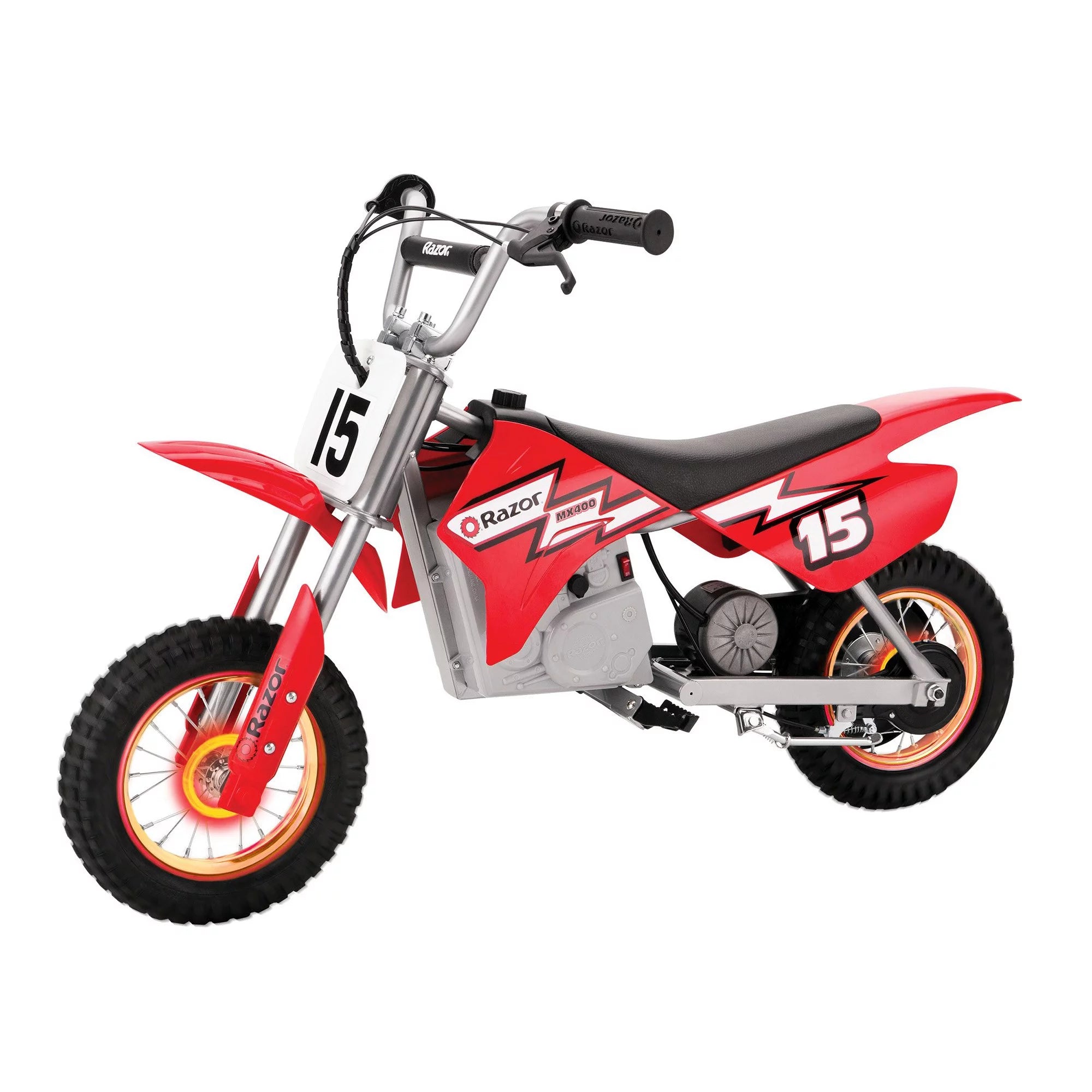 Red 24V Electric Dirt Bike G300