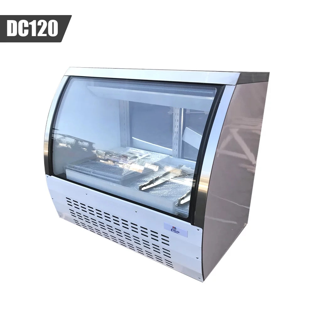 18 Cu Ft 48 ins Commercial Refrigerator Display Case with Curved Glass X4563