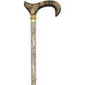 Adjustable Khaki Rhinestone and Pearls Walking Canes W678919