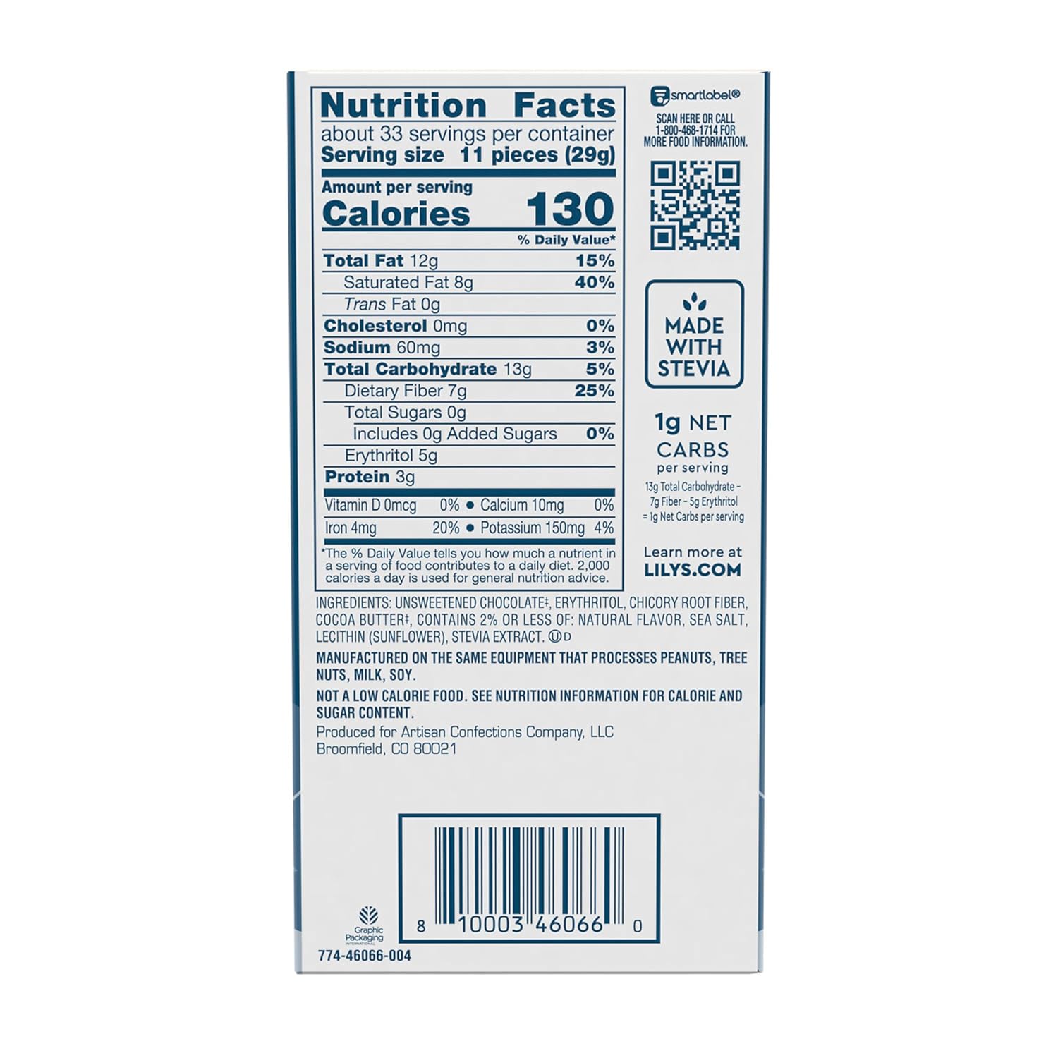 Salted Caramel Extra Dark Chocolate Bars, 2.8 oz (12 Count) A577437