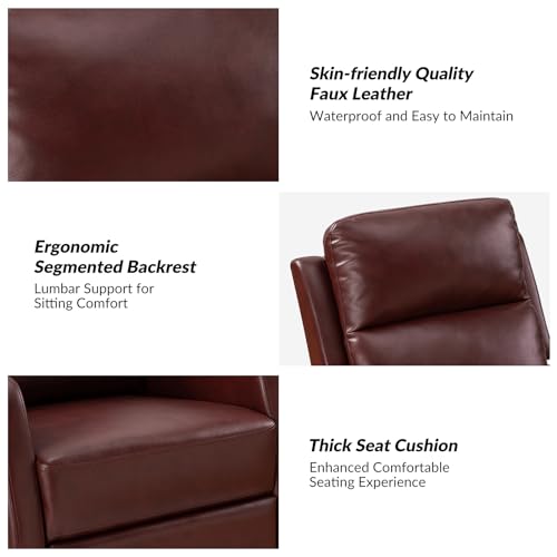 Leather Recliner Chair Set of 2 X93303