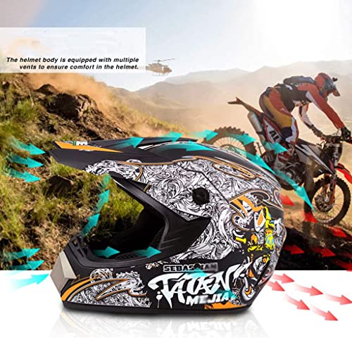 DOT Certified Full Face Motorcycle Helmet with Built-in Speaker I298