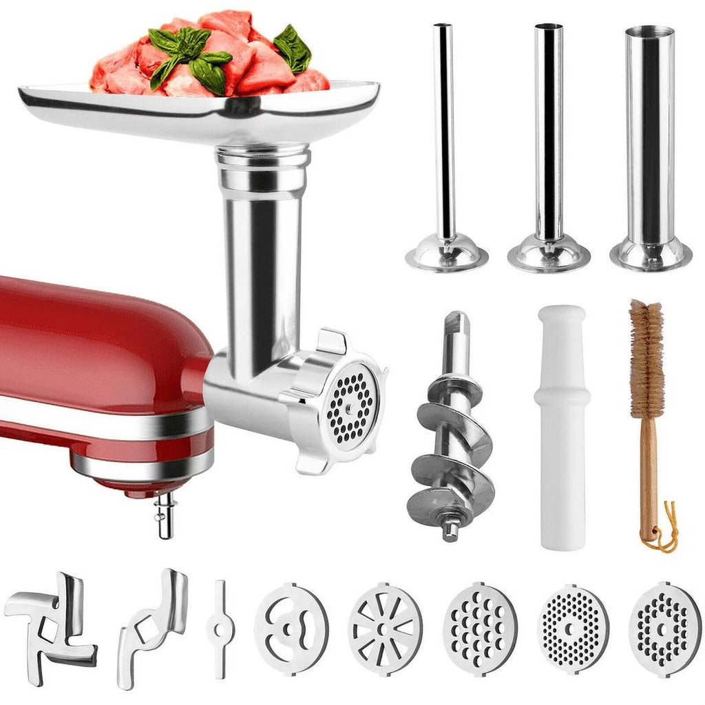 Metal Food Grinder Attachments, Meat Grinder, Sausage Stuffer C9344