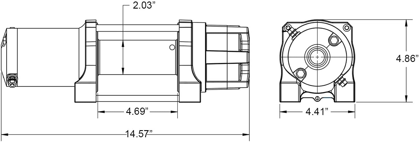 Black Ops 6000 LB Winch Kit C65128