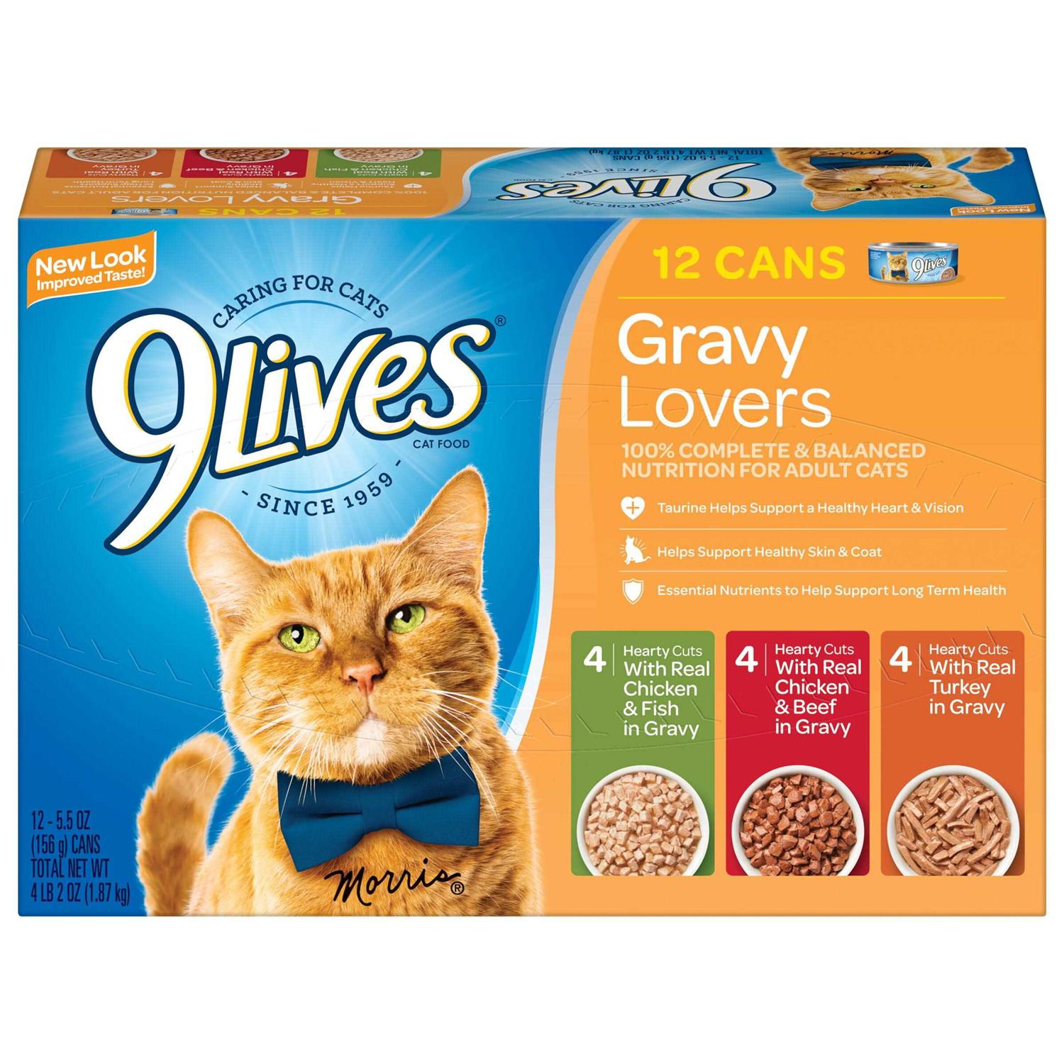 9Lives Favorites Wet Cat Food Variety Pack W2108