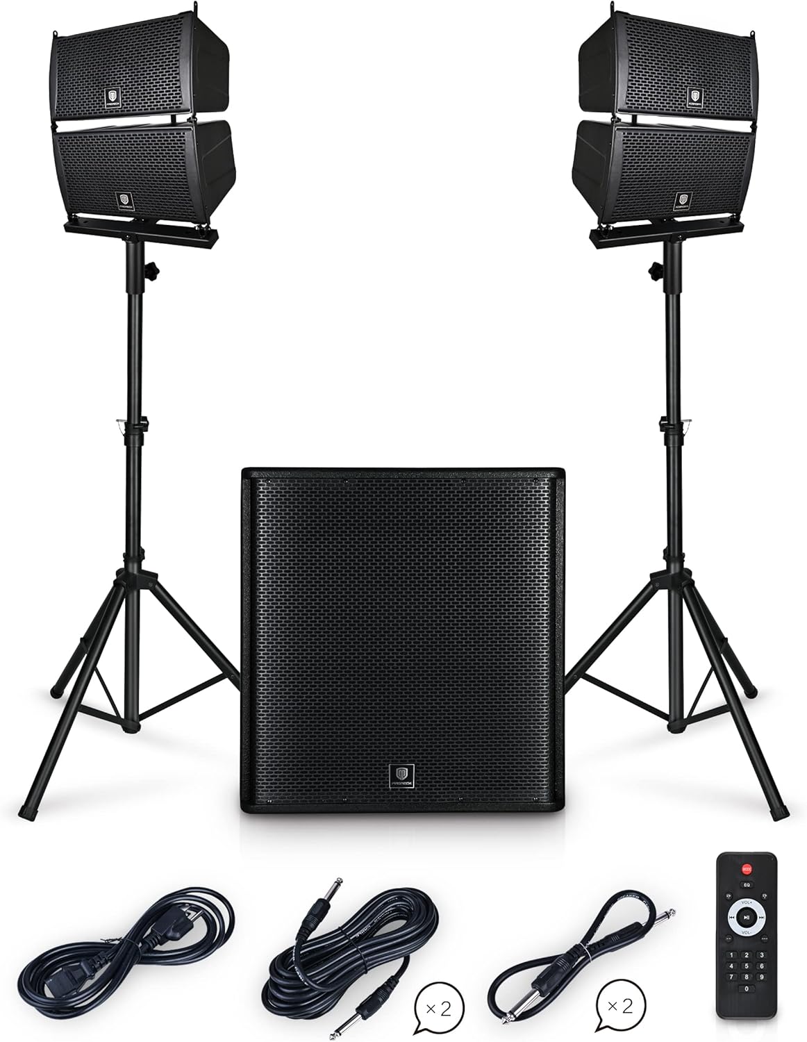 18-inch 4000W Stereo PA Speaker System with Active Subwoofer M840774