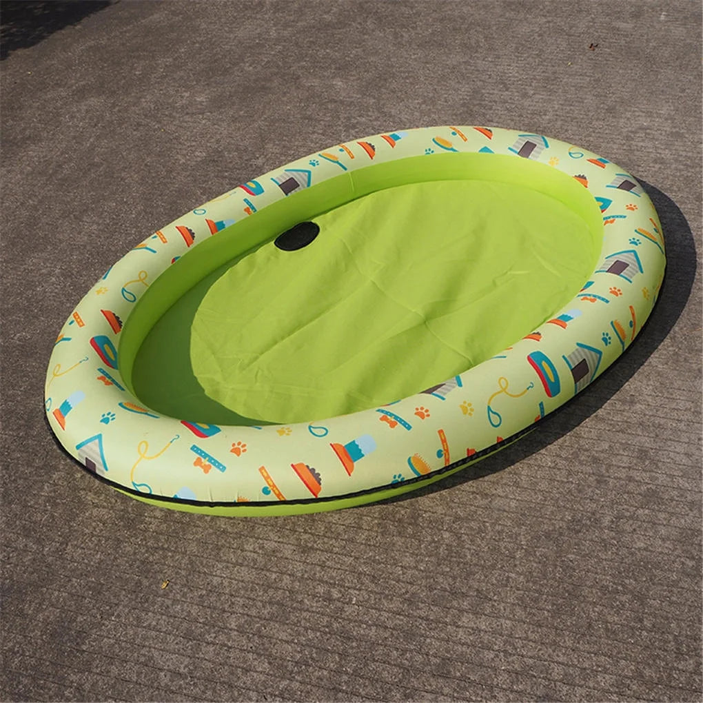 Inflatable PVC Pet Swimming Pool Raft with Printing Pattern C111