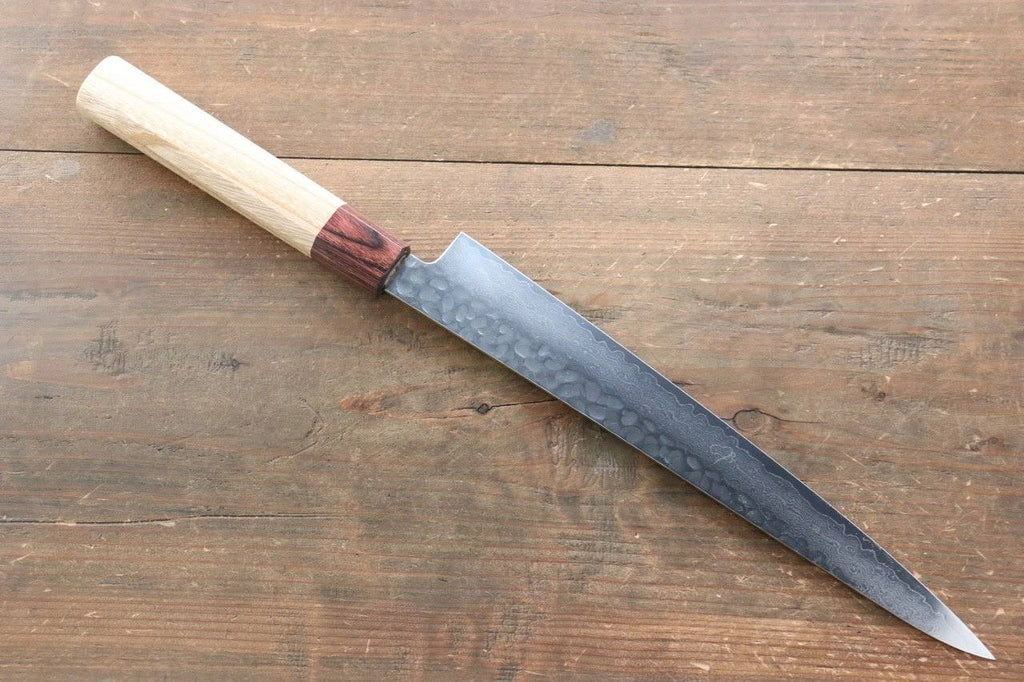 VG10 33 Layer Damascus Sujihiki Japanese Knife 240mm Keyaki Handle Q86419