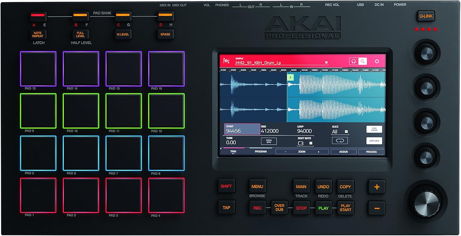7" Multi-Color Touchscreen Music Production Station V699685