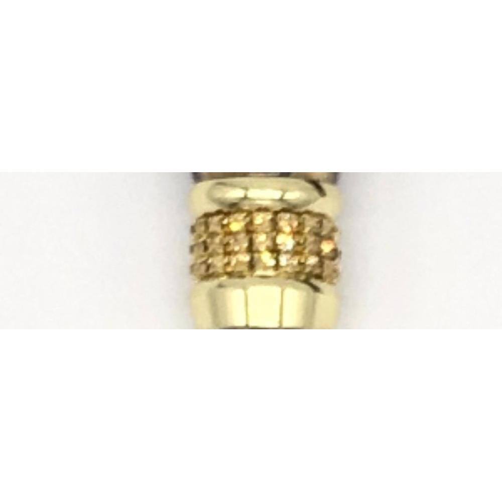 Adjustable Khaki Rhinestone and Pearls Walking Canes W678919