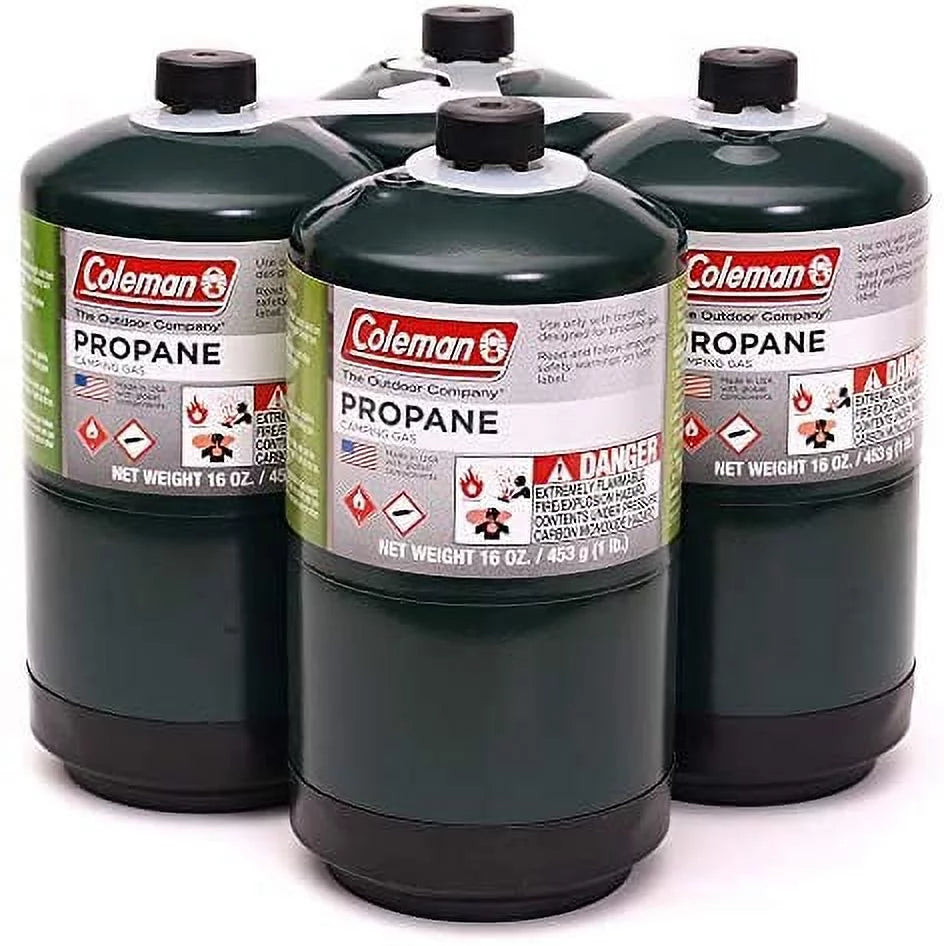 16 oz Propane Camping Cylinder 4-Pack P251706