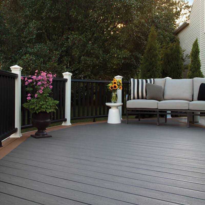 16-ft Clam Shell Grooved Composite Deck Board K6693