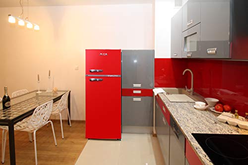 2 Door Apartment Size Refrigerator with Freezer, 7.5 cu. ft H941