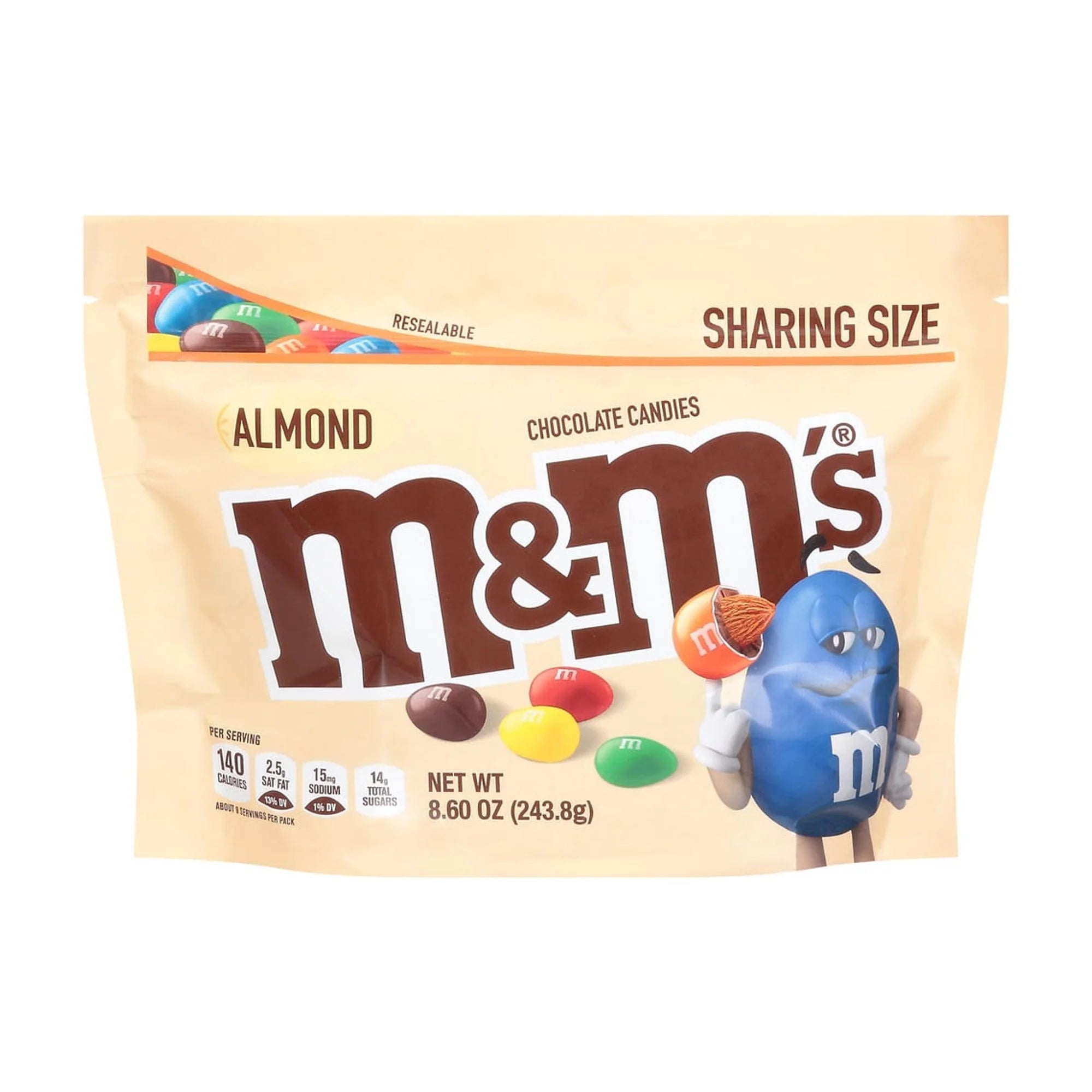 8.6 oz Bag (Pack of 2) Almond Milk Chocolate Candy X4770