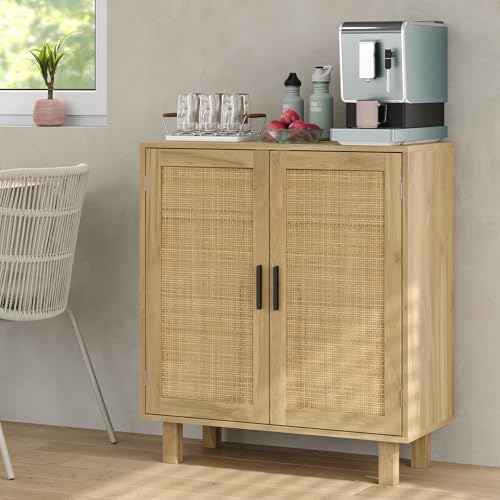 Rattan Buffet Cabinet with Drawer D68261