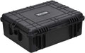 Portable Waterproof Hard Case with Customizable Fit Foam Insert, Black W3343